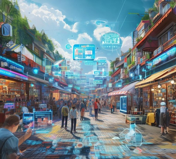 线上与线下商贸单位合作，构建高效协同的商业生态。